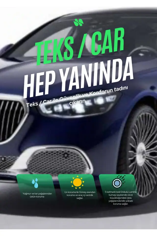 Mercedes S400 - S450 Model Güneş -dolu&kar Koruyucu 4 Mevsim Oto Brandası