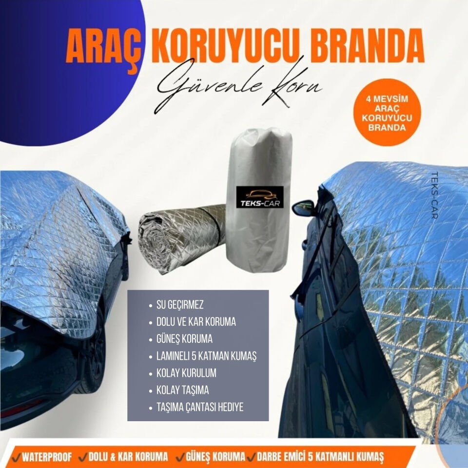 HATCHBACK - Oto Brandası - Universal Dolu & Kar Ve Güneş Koruyucu