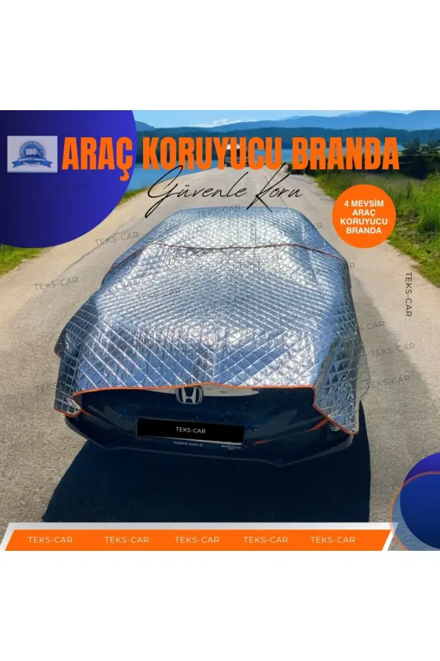 OTOMOBİL BRANDA ÖRTÜSÜ GÜNEŞ-DOLU-KAR VE DONMAYA KARŞI 5 KATMANLI UNİVERSAL ARABA KORUYUCU (SEDAN)