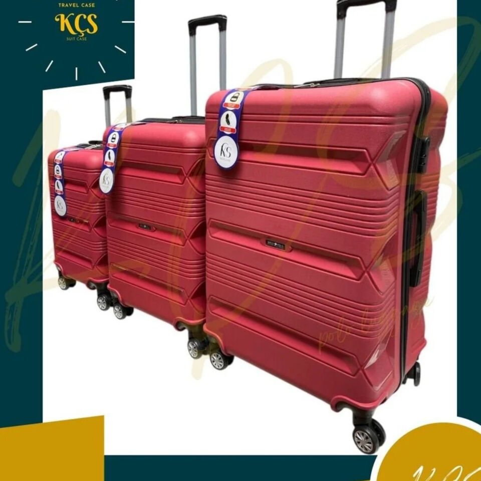 MYGO KIRMIZI ORTA BOY PP VALİZ