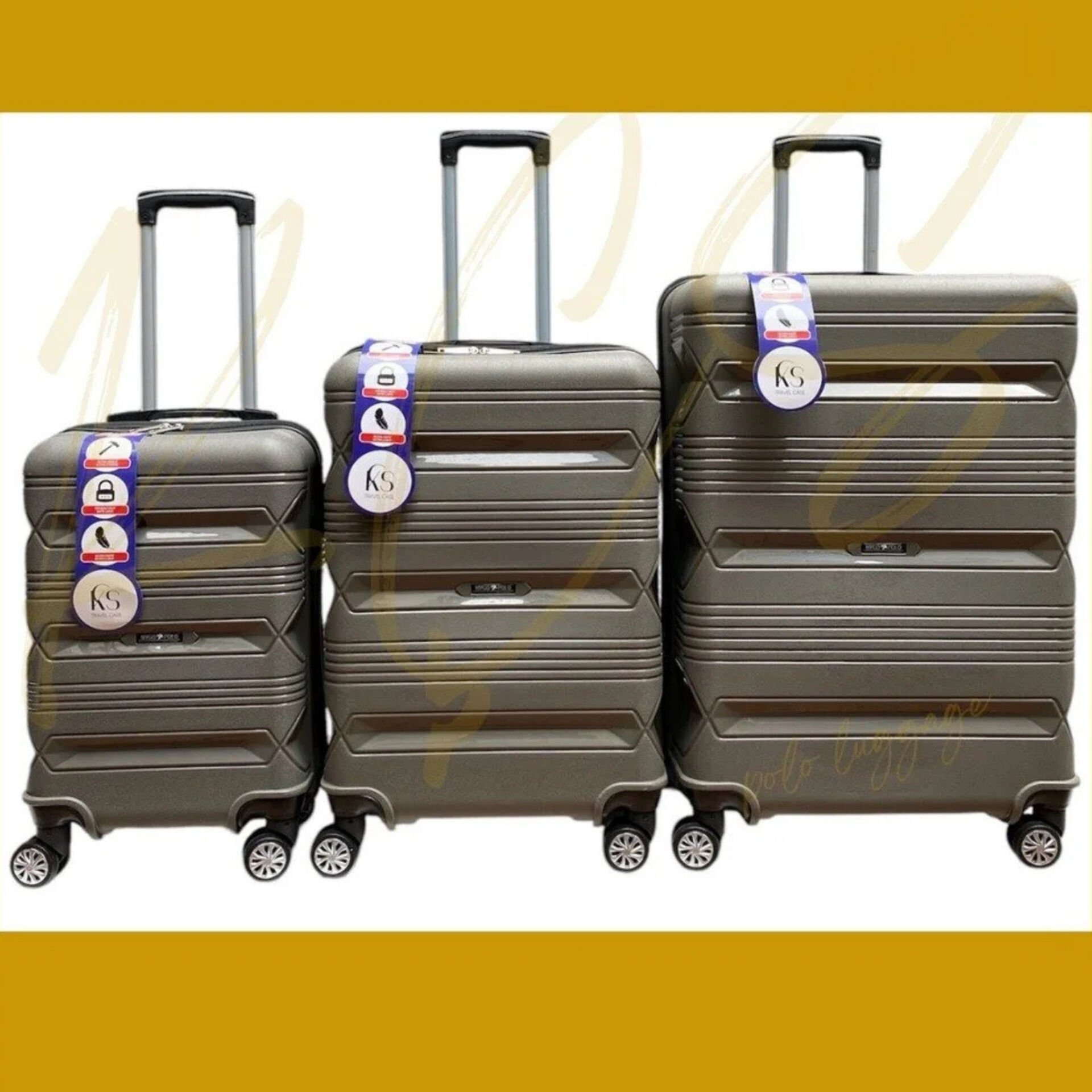 MYGO GRİ ORTA BOY PP VALİZ