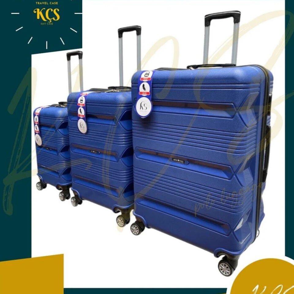 MYGO MAVİ ORTA BOY PP VALİZ