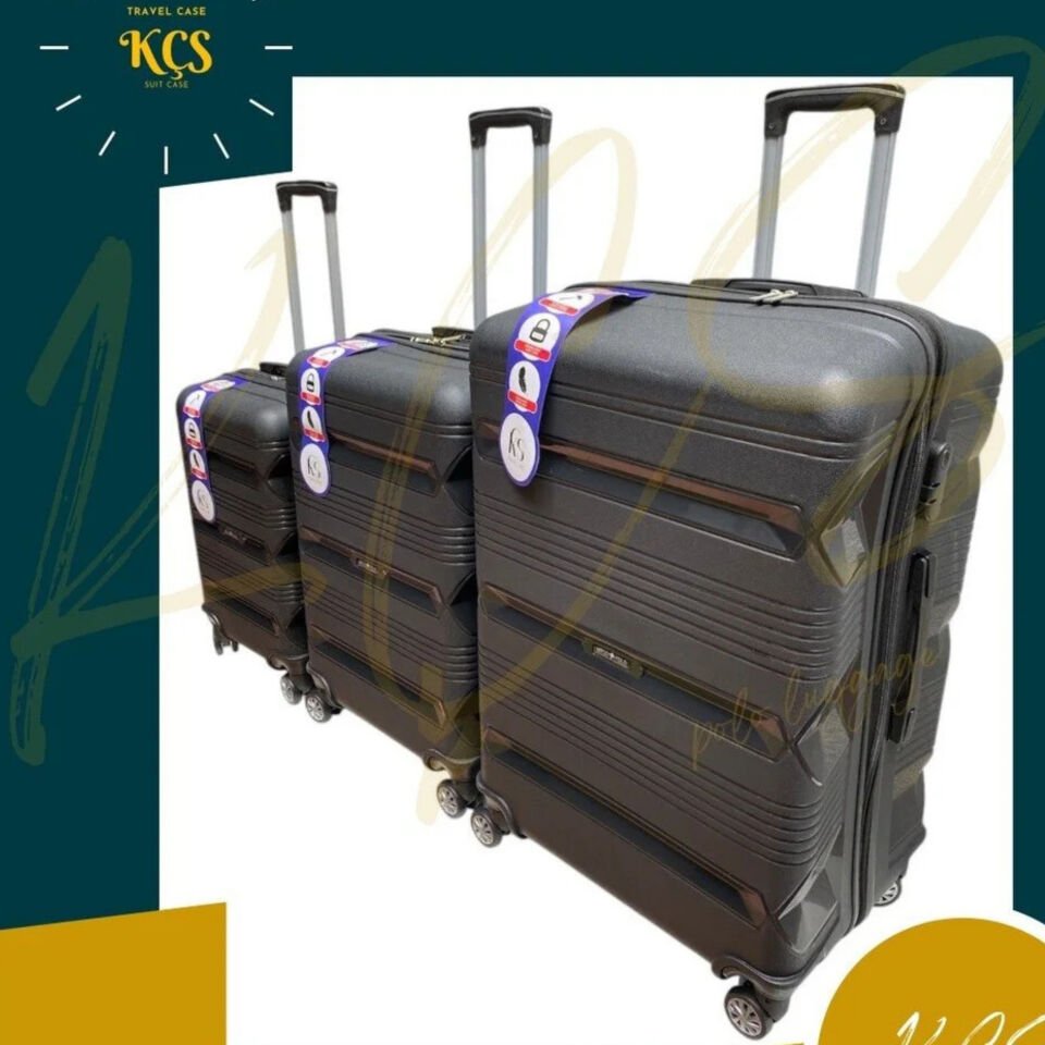 MYGO SİYAH ORTA BOY PP VALİZ