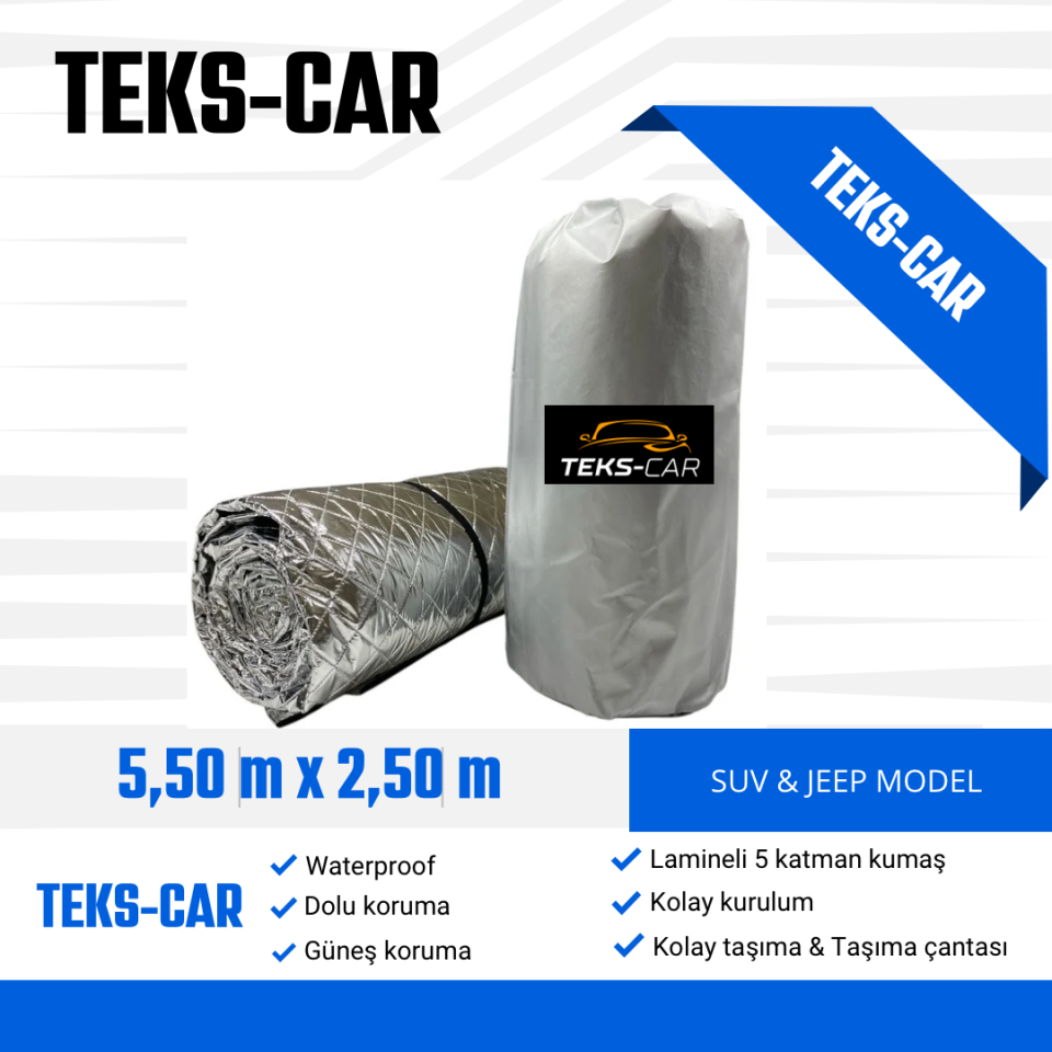 Suv Model Uyumlu Universal Dolu - Kar Ve Güneş Koruyucu Oto Brandası