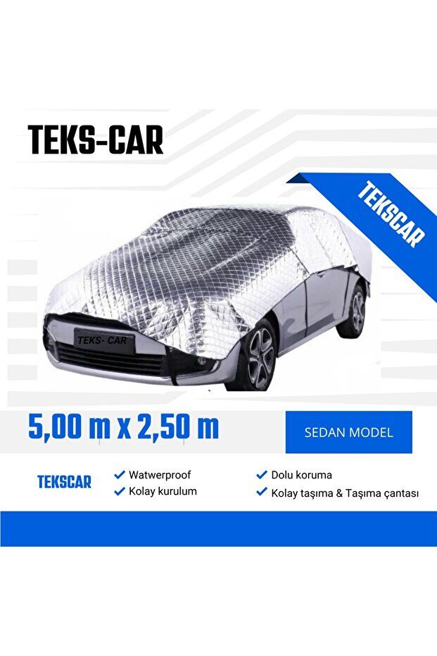 Oto Branda 4 Mevsim Koruyucu Araba Brandası - 5 Katlı Sedan Uyumlu