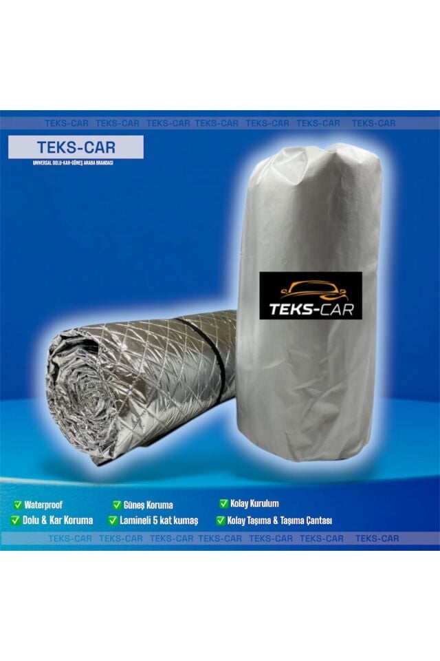 Oto Branda 4 Mevsim Koruyucu Araba Brandası - 5 Katlı Sedan Uyumlu